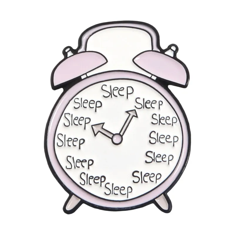 Student’s morning Enamel pins Alarm clock Toothbrush Toothpaste Toast bread Travel cup Bag Pins Button Brooch Metal Badge Gift | Украшения