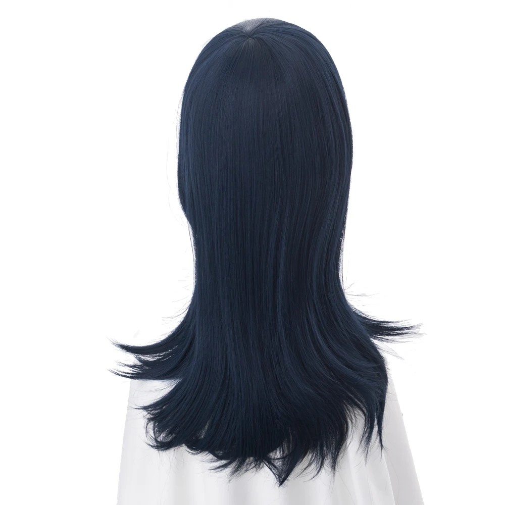 Аниме SSSS. GRIDMAN Takarada Rikka Косплей парики для женщин длинный прямой темно синий парик