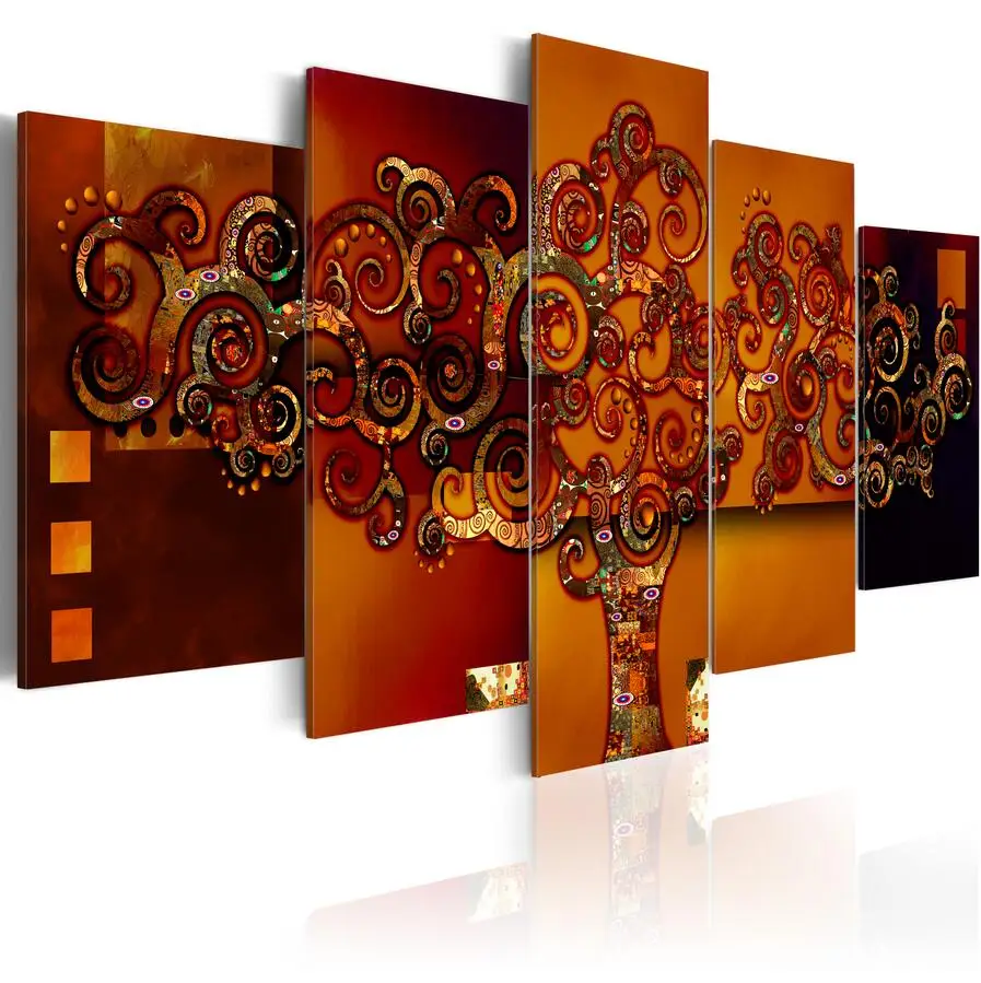 Tree Печать на холсте Современная мода настенное искусство абстрактное дерево Алмазная Орхидея Бабочка Будда для украшения дома(Размер: 3 без рамки - Цвет: Tree