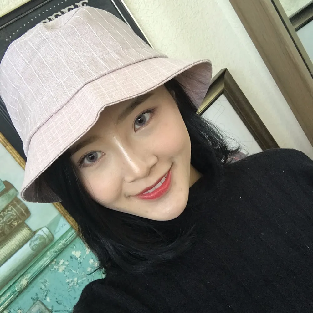 LNPBD женские шляпки из хлопка упакованные в ведро|women sunhat|cotton hatpackable hat |