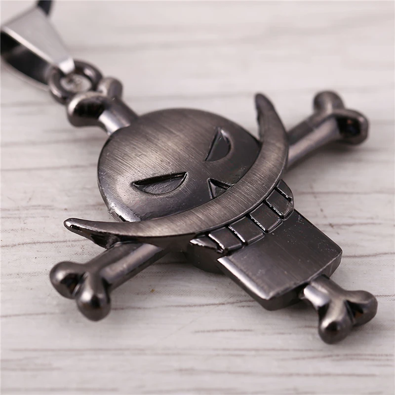 J Store аниме сувенирная цепочка белая борода Эдвард Ньюгейт подвеска кожаный чокер