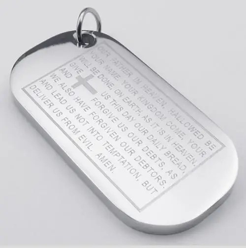 Ювелирные изделия 2 шт. для мужчин и женщин из нержавеющей стали крест Властелин