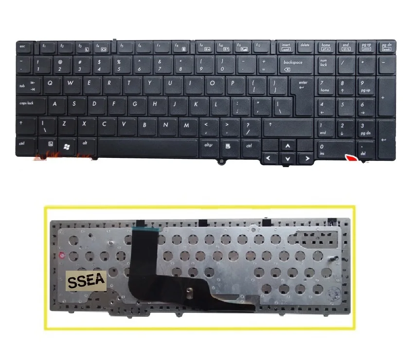SSEA новая клавиатура для ноутбука HP Probook 6540B 6545B 6550B 6555B 6540 6545 черная английская