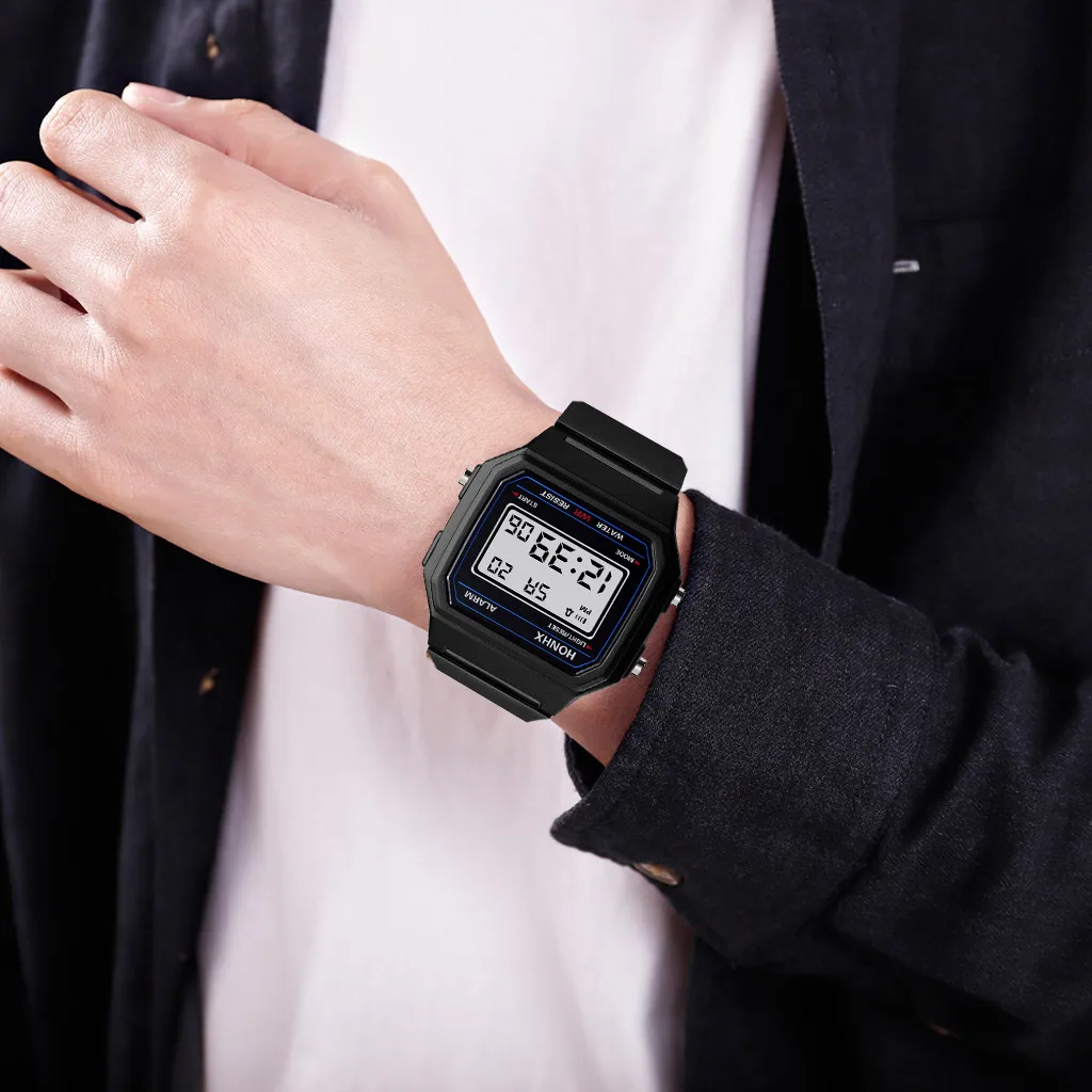 Reloj mujer женские часы повседневные водонепроницаемые цифровые аналоговые светодиодный светильник руки резиновый Будильник наручные часы relogio feminino