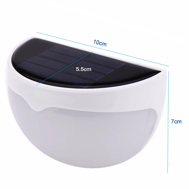 Красочный настенный солнечной энергии светодиодные лампы солнечный столб света