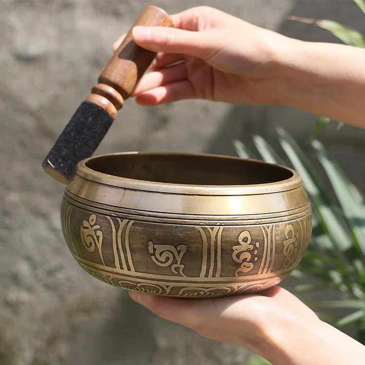 Чаша Будды Тибета выполненная вручную в Непале чаша для обрядовой музыкальной