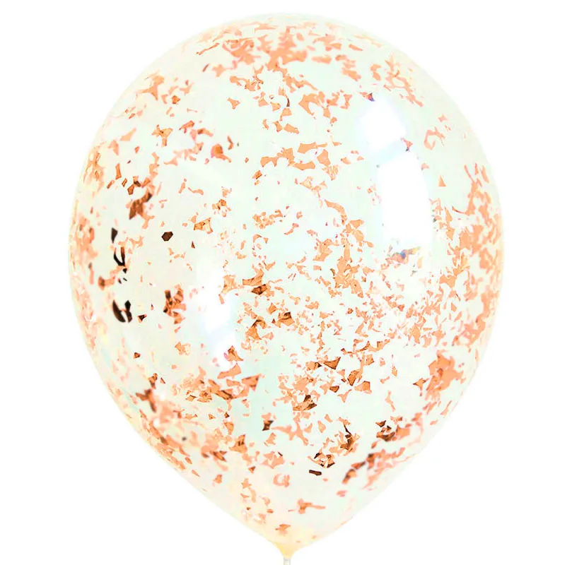 12 дюймовые конфетти красные синие розовые золотые шары день рождения для