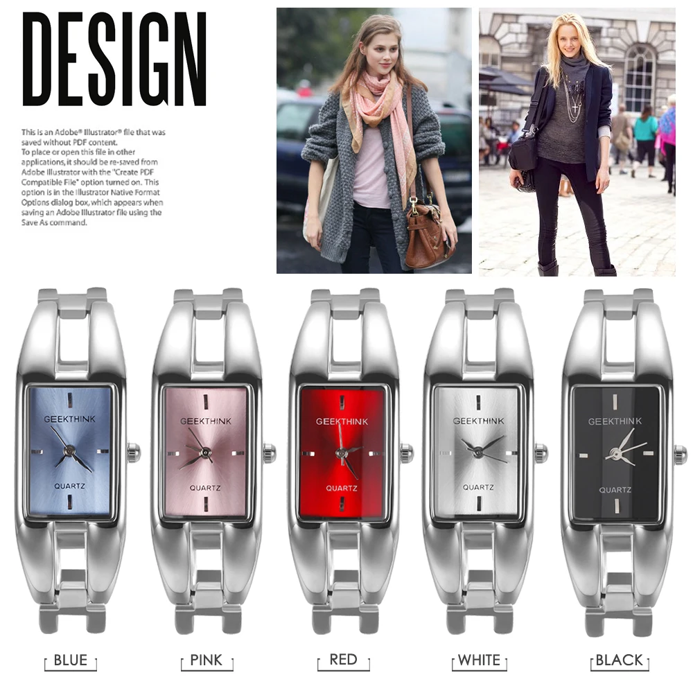 2018 Роскошные Брендовые женские модные часы браслет женское платье красочные для