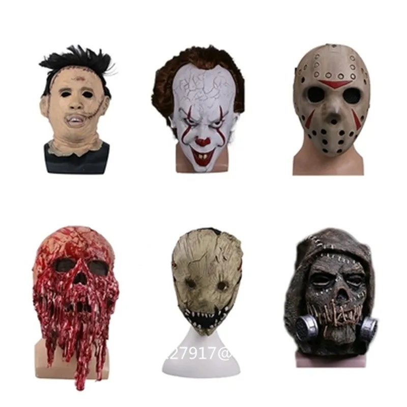 Вечерние костюмы для косплея Джейсон Вурхиз It Head Cover маска со страшным лицом фигурка Коллекционная модель игрушки P1128