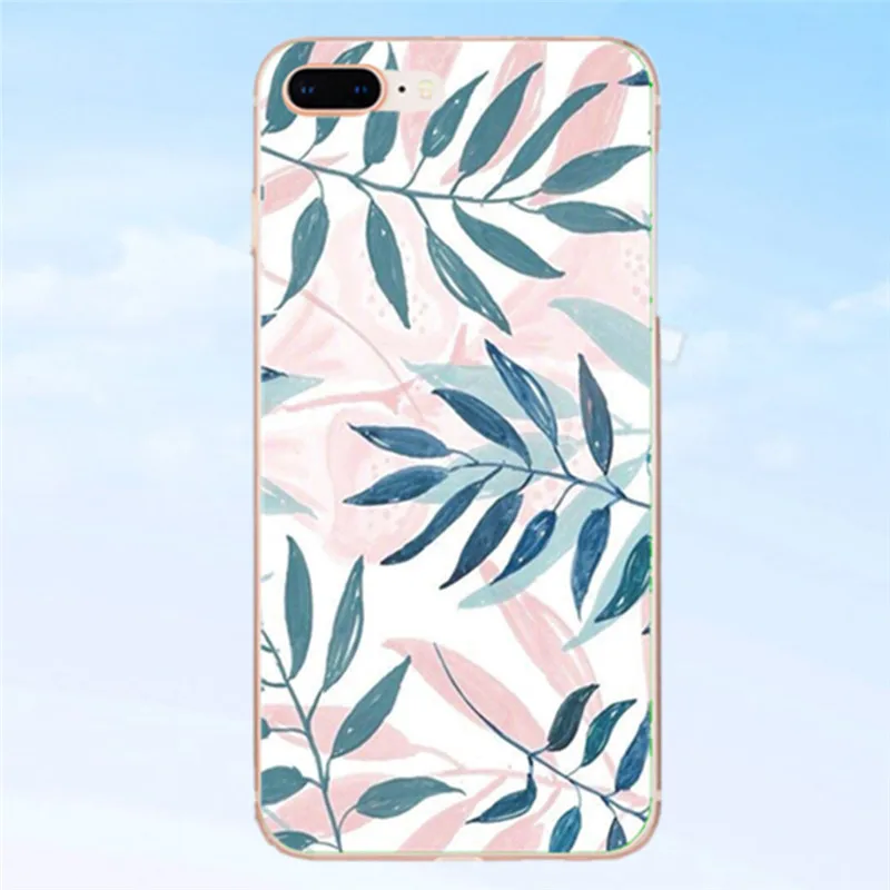 MPCQC силиконовый чехол для iPhone 6 s 8 Plus X XS Max Мягкие TPU цветок листья птица 7 6S |