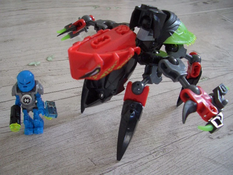 DIY Hero Factory 6 0 серия строительные блоки Tunneler Beast vs Surge совместим с Lego Brick Toys Bionicle