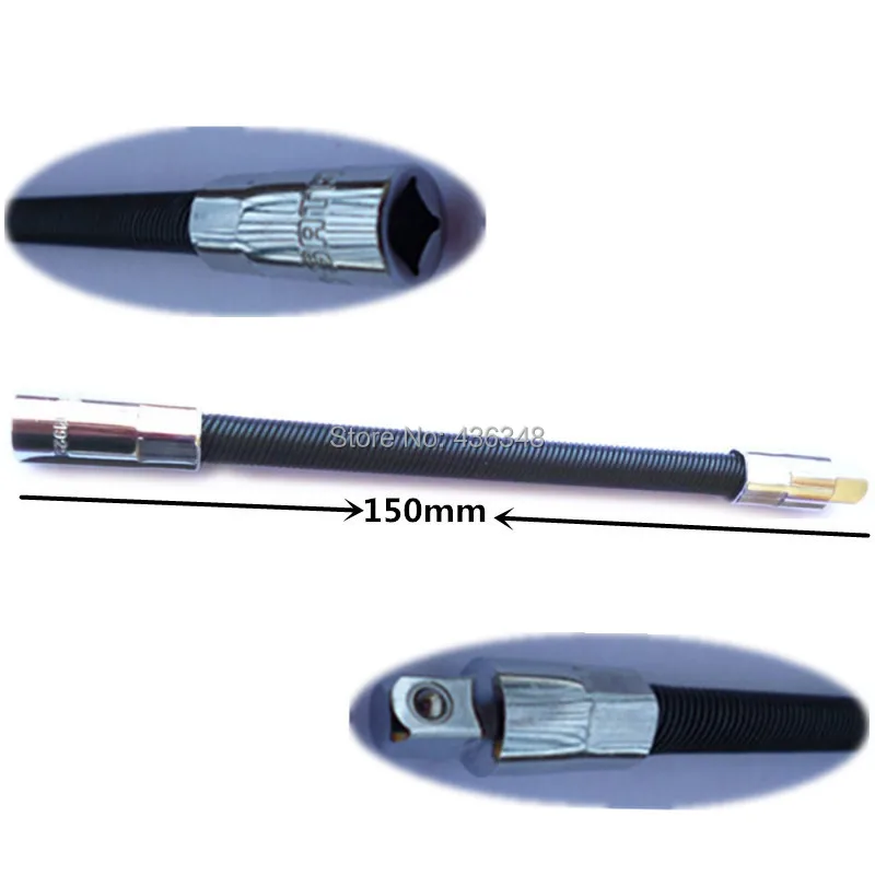 Гибкое Расширение Баров 1/4 &quotдиск 6&quot дюймовый Инструмент Гнездо Ratchet Гибкая Socket