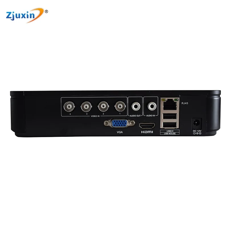 Zjuxin Новый 4 канальный 6 в 1 AHD 1080N Безопасность цифровой видеорегистратор системы
