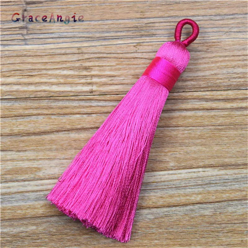GraceAngie 5/сумка 8 см с кисточкой в рулоне DIY тканая Автомобильная сумка кулон свитер