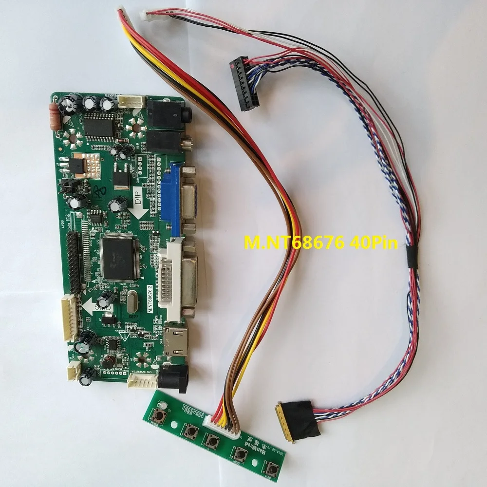 Комплект для N173HGE-L11 DVI HDMI плата контроллера 17," lcd VGA CMO Дисплей 1920X1080 светодиодный DIY M. NT68676 40pin монитор панель