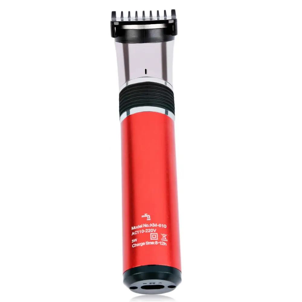 Kemei KM 610 электрическая моющаяся машинка для стрижки волос Professsional перезаряжаемая