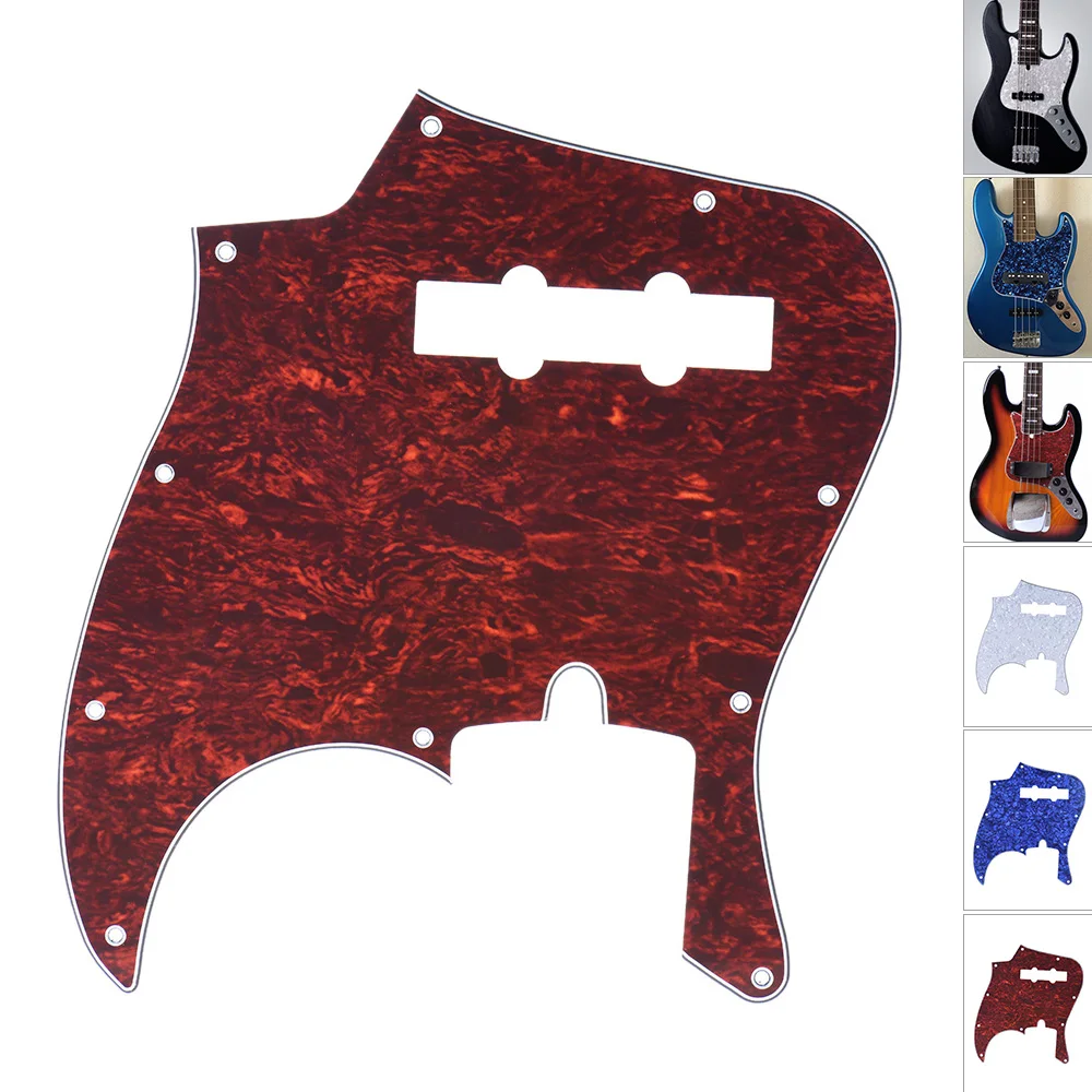 4Ply PVC JB Style Bass Pickguard Pick Guard Scratch Plate 10 отверстий для американского/мексиканского