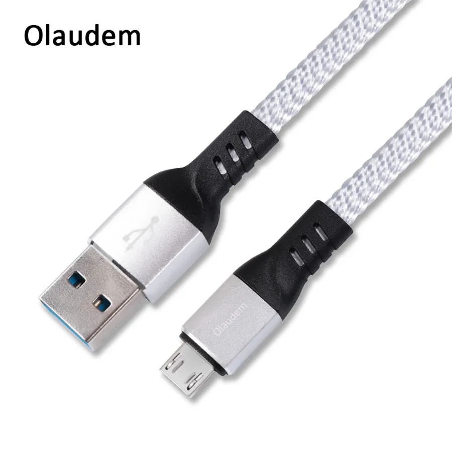 Шейные скобки... Micro USB кабель быстрой зарядки 2A нейлон плетеный 1 м для данные