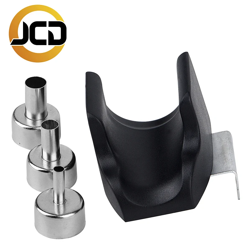 

JCD hot air gun Handle Bracket with 3Pcs Nozzle soldering station welding Rework Station Upgraded from 8586 858D 8858