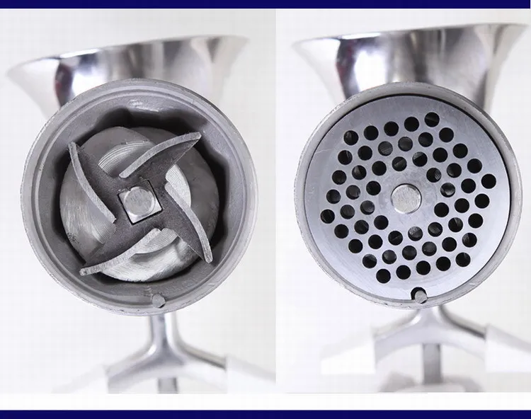 Бесплатная доставка-8 # Руководство нержавеющей стали мясорубка рука колбаса