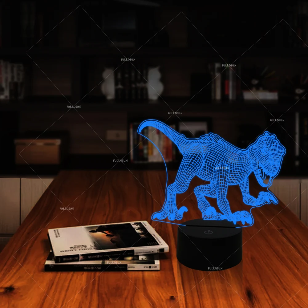 Умный crafty dinosaur night lights 7 меняющихся цветов 2018 новый подарок для любителей