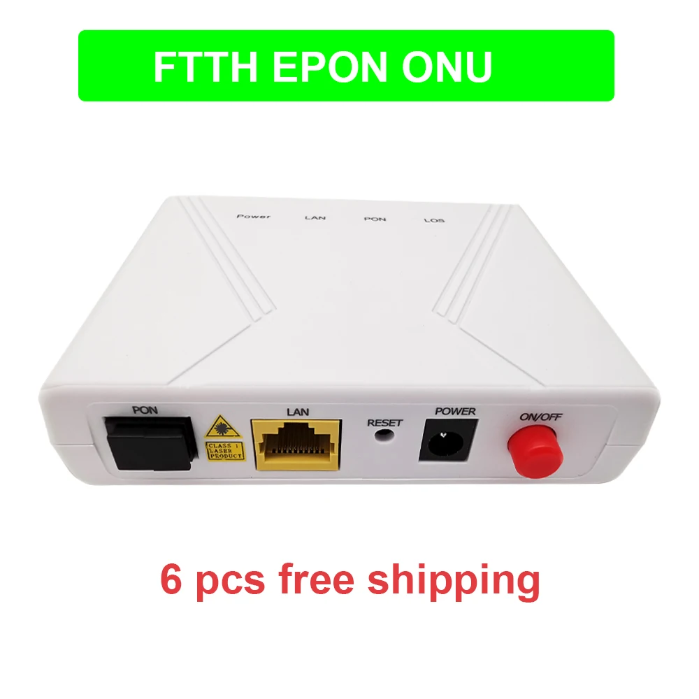6 шт. чипсет FTTH EPON ONU Epon ZET ONT fiber to home onu 1GE1 LAN 1 PON порт совместимый с различными