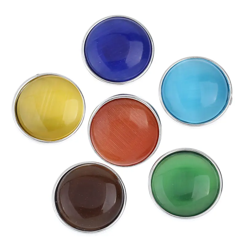 Клик пресс Оснастка Кнопки Fit оснастка браслет стекло кошачий глаз синтетический