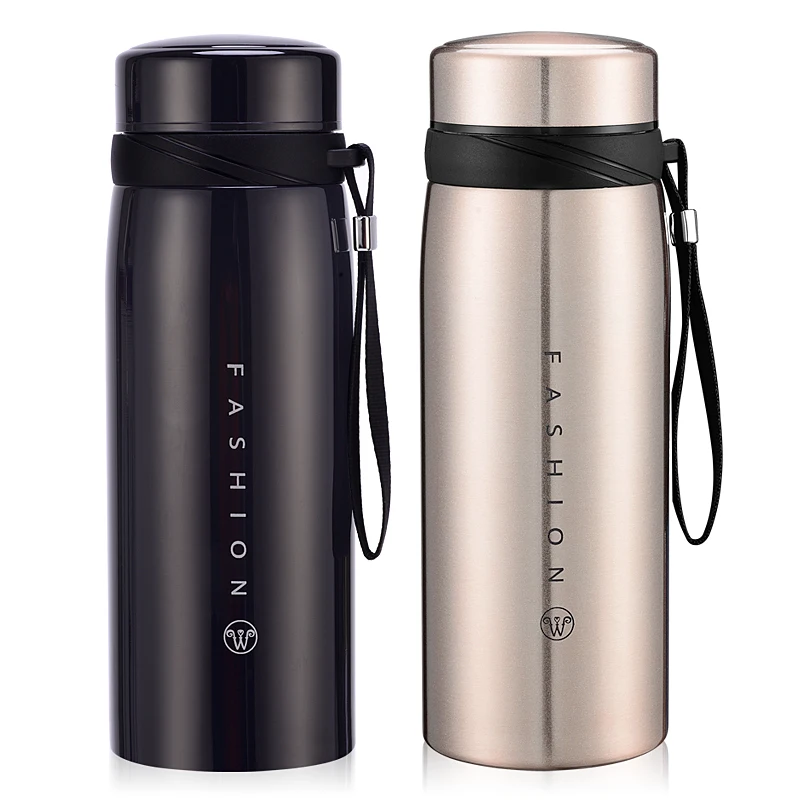 

Thermos Bottle Stainless Steel Tumbler Insulated Water Bottle Portable Vacuum Flask for Coffee Mug Travel Cup 500/650/900/1100ml