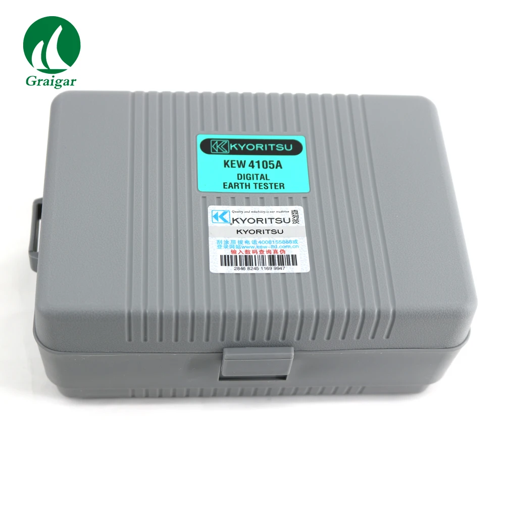 Портативный цифровой дисплей тестер сопротивления заземления KYORITSU 4105A H 2mA