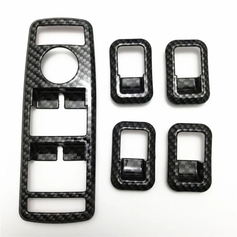Панель окна переключатель крышка из углеродного волокна стиль двери Лифт кнопка