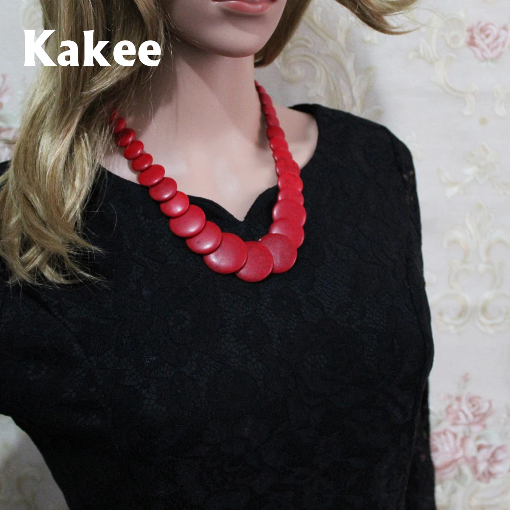 Kakee этнический минималистичный Модный Ювелирный камень круглая нить из бисера