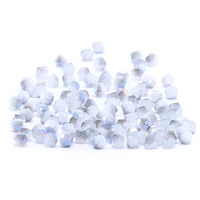 silver blue ab 4mm 100pc austria crystal bicone beads 5301 loose beads diy boutique jewelry accessories s 80