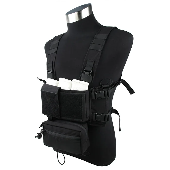 TMC Cordura SS Micro Combo ультра компактный низкий профиль тактический бой Грудь Rig Combo(SKU051148