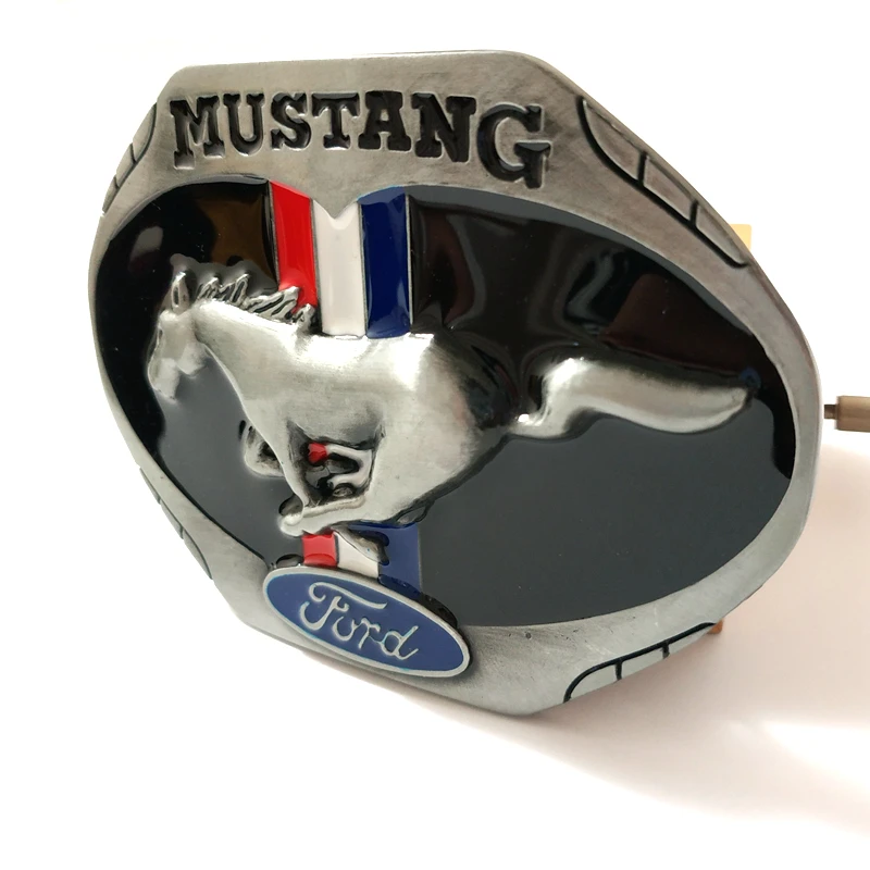 Ковбойский ремень Mustang ковбойские пряжки мужские Модные металлические кольца с