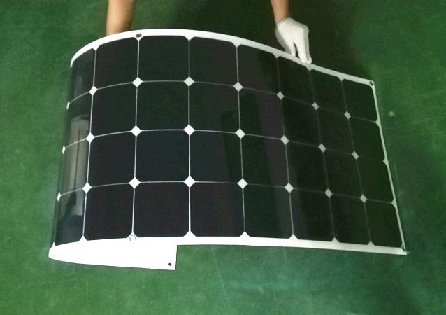 130 Вт полугибкая солнечная панель класса А батарея 22% эффективность зарядки 5 лет
