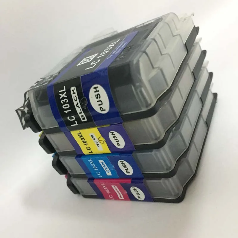 Vilaxh для Brother lc103 lc103xl чернильный картридж совместимый с DCP J152W MFC J470DW J285DW