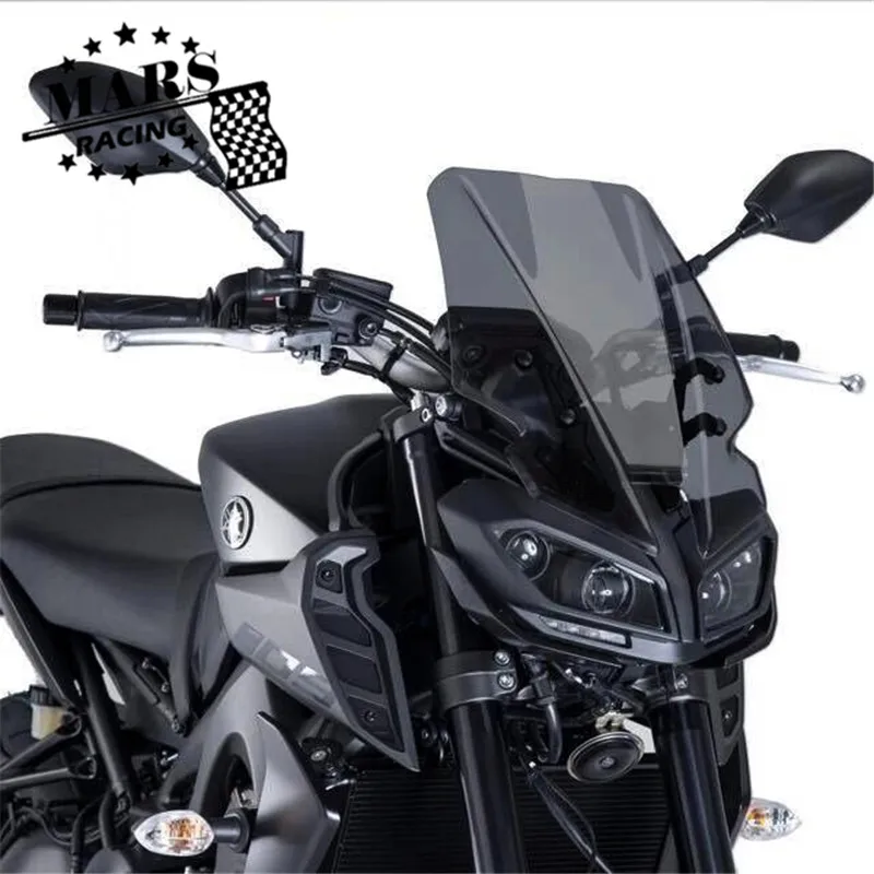 Лобовое стекло для мотоцикла козырек штормовка подходит Yamaha New MT09 MT-09 17 FZ-09 FZ09