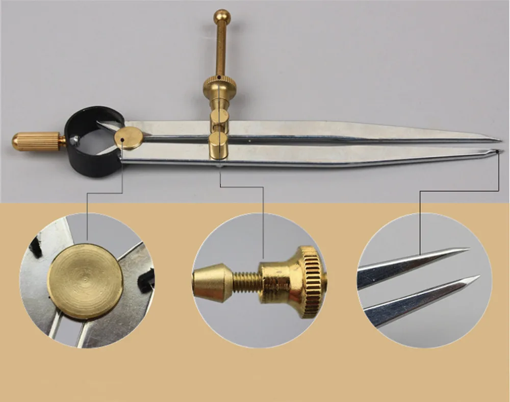 1X Кожаный Ремесло Вращающихся Craft Tool DIY Крыла Делитель Регулируемая дюйма 6 дюймов