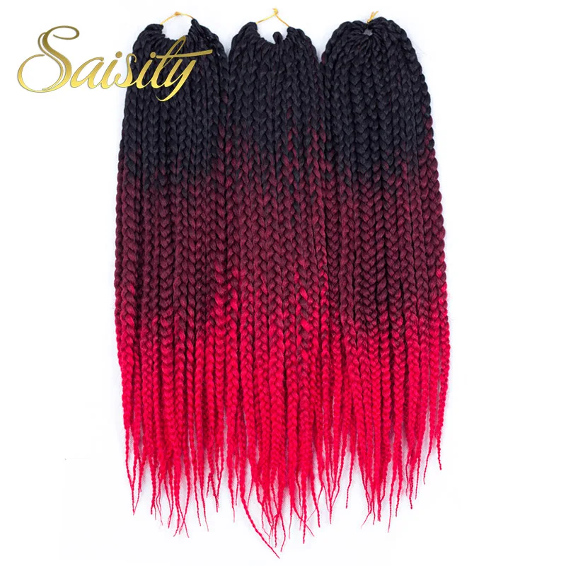Saisity 18 Inch Crotchet Box косички наращивание волос крючком косички синтетические волосы
