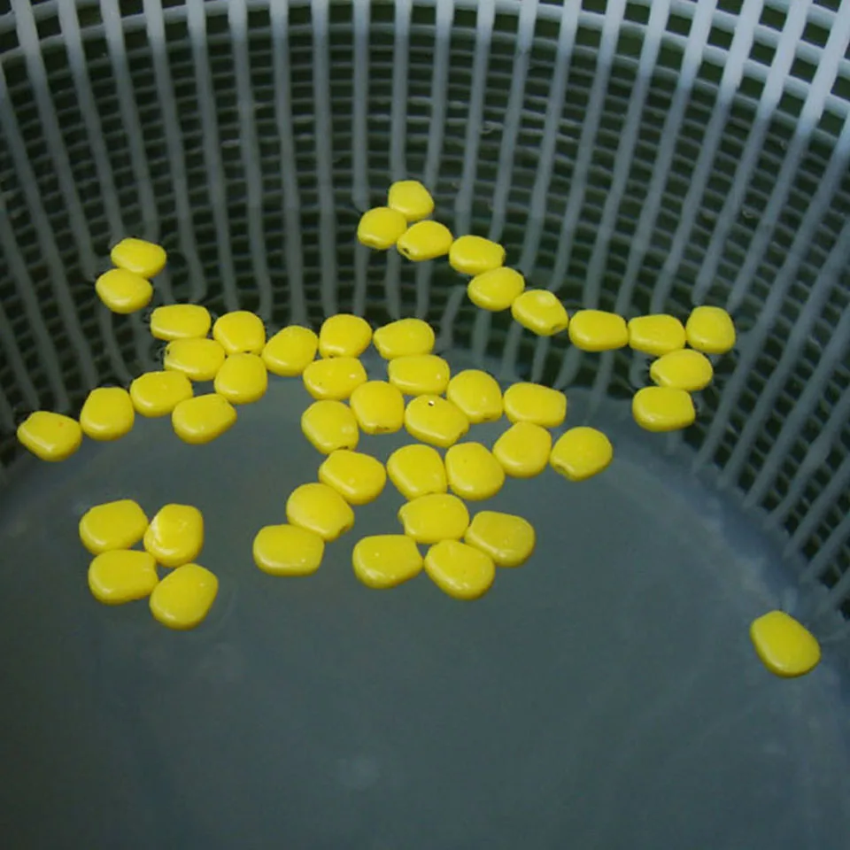 50 шт./лот приманка для рыбной ловли плавающая грубая приманка-кукуруза карпа