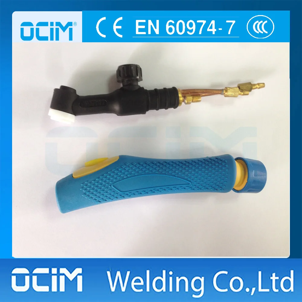 

Tig Torch Head WP 20V SR20V WP20V Water Cooled Gun Torch Blue Handle