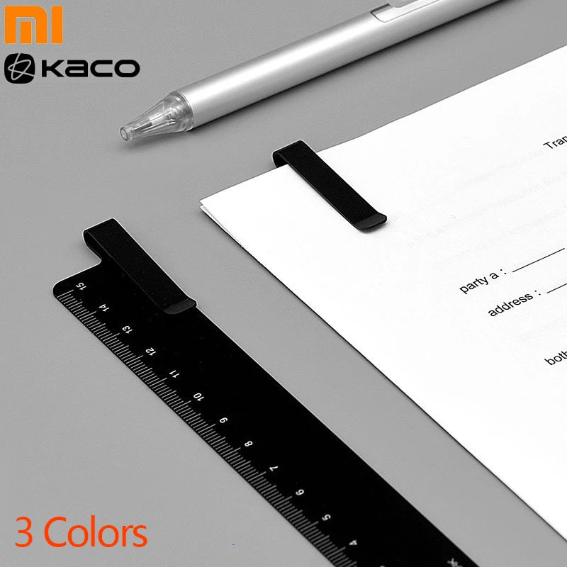 Xiaomi Mijia Kaco Закладка линейка металлическая линейка живопись картография линейка ученик обучение Школа Офисные канцелярские принадлежности