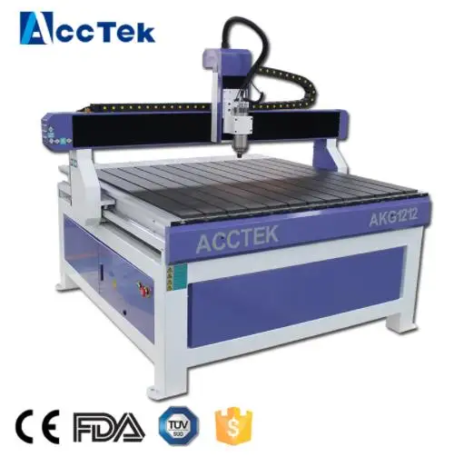 AccTek AKG1212 малый бизнес ЧПУ гравировальный станок по дереву небольшой станок с ЧПУ для резки древесины