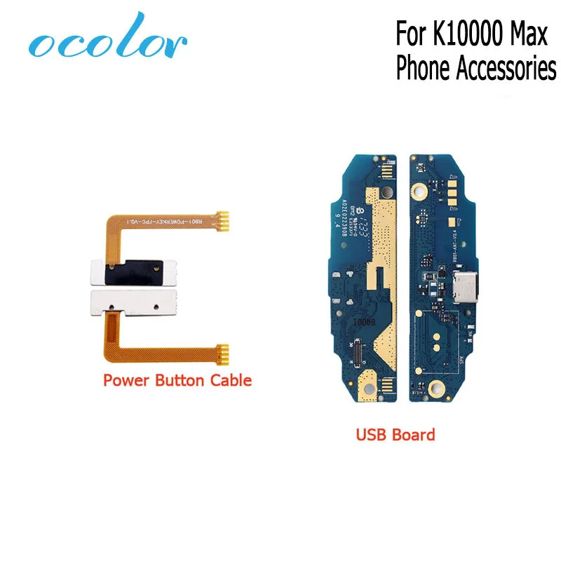 Ocolor для Oukitel K10000 Max USB разъем зарядное устройство плата кнопка питания кабель