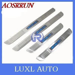 

LED Stainless Steel Door Sill Scuff Plate For Mazda CX-7 2007 2008 2009 2010 2011 2012 accessories car-styling Car Interior