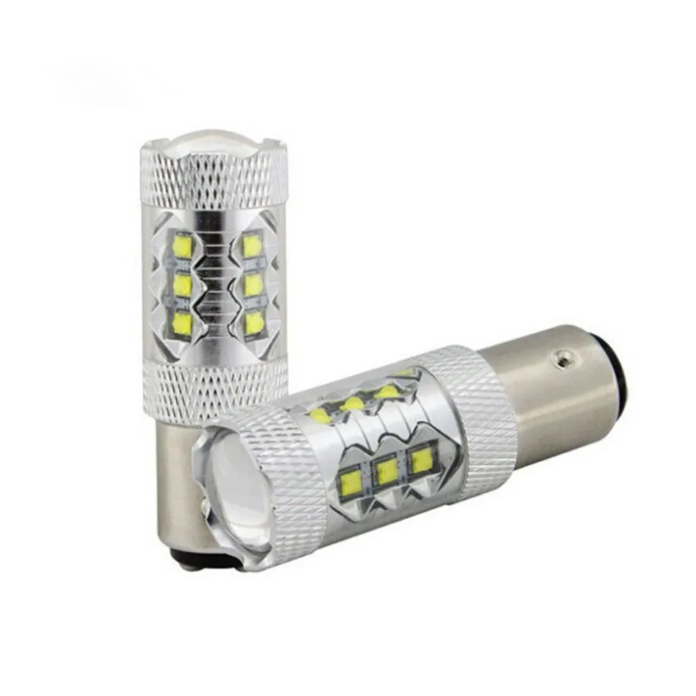 Высокая Мощность чистый белый/желтый/красный 1156 BA15S 80 Вт Cree чип светодиодный