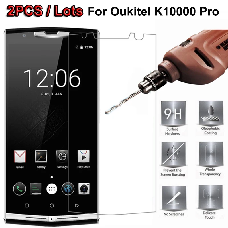 Закаленное стекло для Oukitel K10000 Pro защитная Пленка премиум класса Glass 2.5D 0 26 мм 9H 2