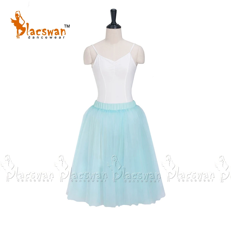 Quality 4 layer soft tulle below knee length ballet tutu skirt practicing tutu skirts White Romantic Half Tutu Black BT607