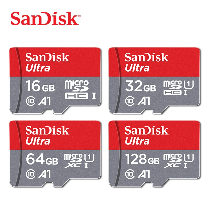 sandisk микро SD карты Class10 TF card16gb 32 Гб 64gb128gb 80 МБ/с. слот для карт памяти 200 ГБ для huawei телефон и планшет