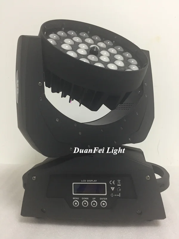 2 предмета в комплекте для свадебной светодиодный 36x18 Вт 6IN1 RGBWA УФ перемещение